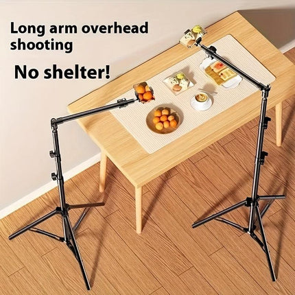 **Multi-Angle Flexible Shooting Stand: Your All-in-One Portable Assistant for Stable HD Live Streaming and Content Creation**.