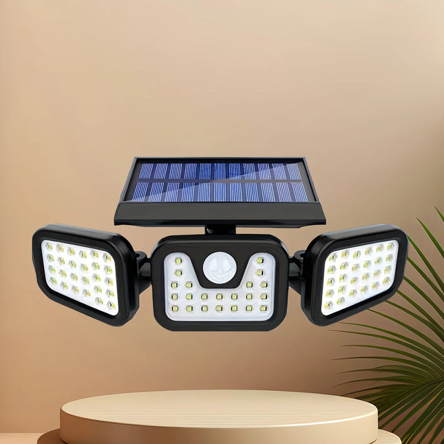 74 LED Solar Motion Sensor Light with Movement Detection, 3 Brightness Modes Outdoor Wall Lamp, Suitable for Front Door, Yard, Garage, Terrace..