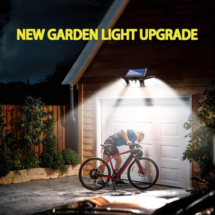 74 LED Solar Motion Sensor Light with Movement Detection, 3 Brightness Modes Outdoor Wall Lamp, Suitable for Front Door, Yard, Garage, Terrace..