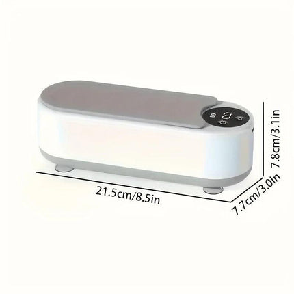 Smart Ultrasonic Cleaner: Renew Your Glasses and Jewelry with 360° Deep Cleaning.