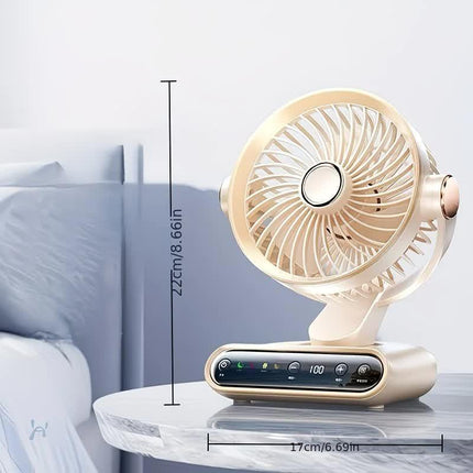 Grayish Purple   AI Smart Circulating Fan: 4 Modes + Silent Airflow, Your All-Scenario Cooling Companion。.