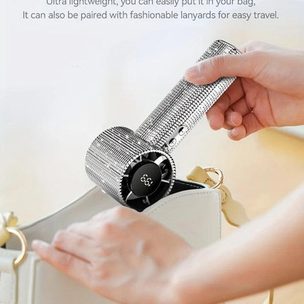 White Diamond /Diamond - style Handheld Mini Fan, Exquisite and Long - lasting Battery Life.