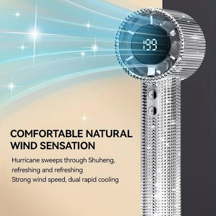 White Diamond /Diamond - style Handheld Mini Fan, Exquisite and Long - lasting Battery Life.