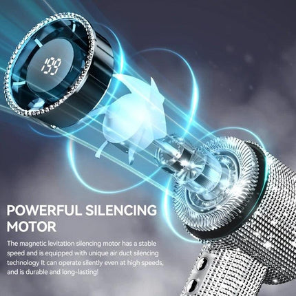Colored diamond/Diamond - style Handheld Mini Fan, Exquisite and Long - lasting Battery Life.