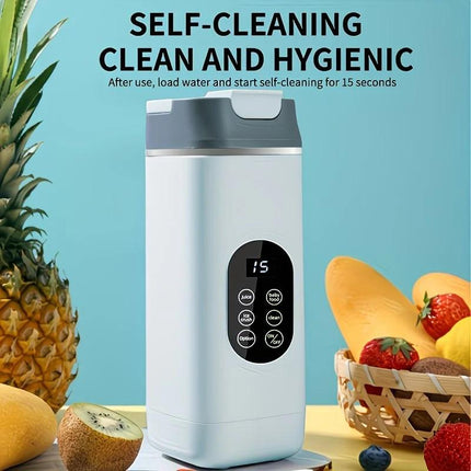 Portable Wireless Fresh Juice Maker: Freshness in a Cup, Anywhere, Anytime.  white.