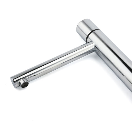 WELS 6L/min Tall Basin Mixer Vanity Sink Bubble Faucet Tap Laundry Chrome Round.