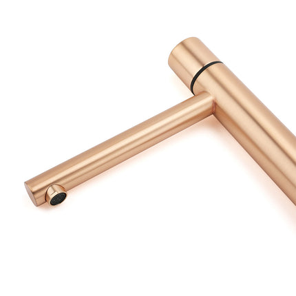 WELS 6L/min Rose Gold Bathroom Basin Mixer Vanity Sink Bubble Faucet Tap Laundry.
