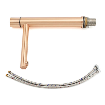 WELS 6L/min Rose Gold Bathroom Basin Mixer Vanity Sink Bubble Faucet Tap Laundry.