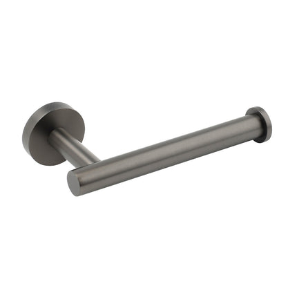 Gun Metal Round 304 Stainless Steel Toilet Paper Roll Tissue Holder Wall Mounted.