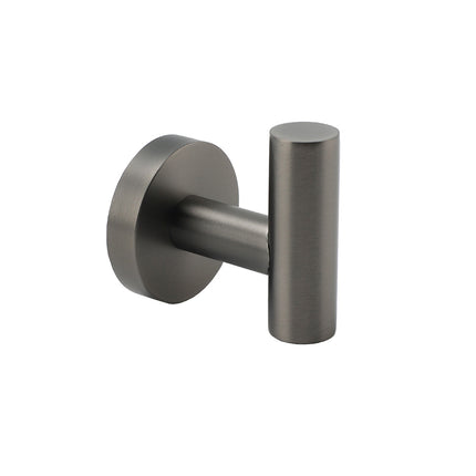 Gun Metal Tidy Robe Hook Hanger Organizer Bathroom Stainless Steel Wall Mounted.