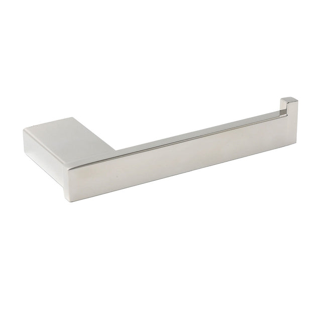 Polished Chrome Square Toilet Paper Roll Tissue Roll Holder Wall Mounted Hook.