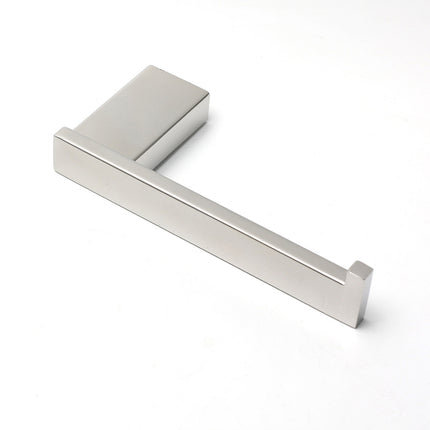 Polished Chrome Square Toilet Paper Roll Tissue Roll Holder Wall Mounted Hook.