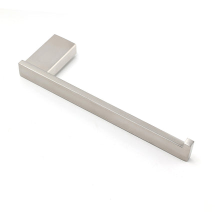 Brushed Nickel Bathroom Cubic Square Towel Rack Clothes Wall Mounted Holder Kit.
