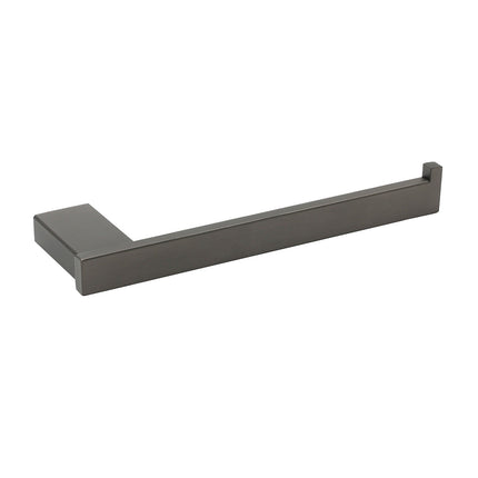 Gun Metal 304 Stainless Steel Square Towel Holder Rack Clothes Hook Kit Bathroom.