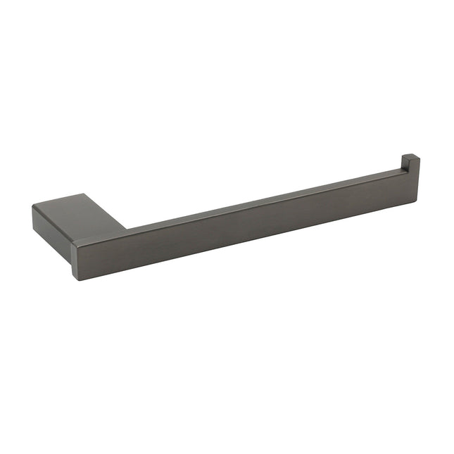 Gun Metal 304 Stainless Steel Square Towel Holder Rack Clothes Hook Kit Bathroom.