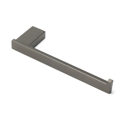 Gun Metal 304 Stainless Steel Square Towel Holder Rack Clothes Hook Kit Bathroom.