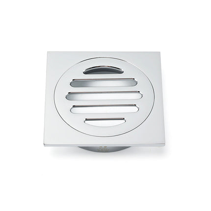 Watermark Stainless Steel 85x85mm Small Square Shower Grate Floor Drain 72mm Outlet.