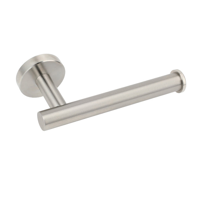 Brushed Nickel Stainless Steel Toilet Paper Roll Tissue Holder Rack Kit Bathroom.