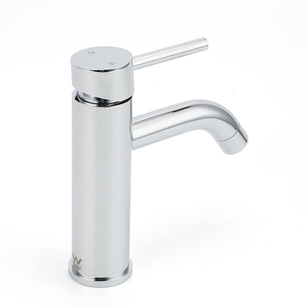 WELS Round Curve Kitchen Laundry Short Basin Mixer Vanity Sink Faucet Tap Chrome.