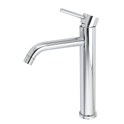 WELS Chrome Tall Basin Kitchen Laundry Mixer Vanity Sink Faucet Tap Curve Outlet.