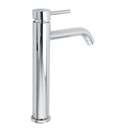 WELS Chrome Tall Basin Kitchen Laundry Mixer Vanity Sink Faucet Tap Curve Outlet.