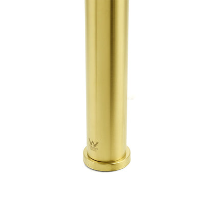 WELS Brushed Gold Tall Kitchen Laundry Basin Mixer Vanity Sink Faucet Tap Bath.