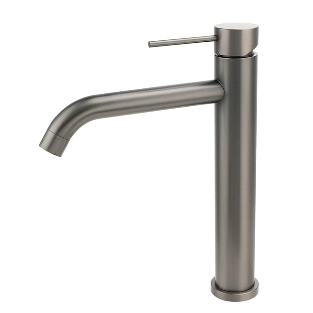 WELS Gunmtal Grey Tall Kitchen Laundry Basin Mixer Vanity Sink Faucet Tap Valve.