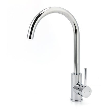 WELS Chrome Kitchen Laundry Swivel Sink Mixer Faucet Tap Spout Stainless Steel.