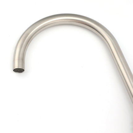 WELS Kitchen Laundry Swivel Sink Mixer Faucet Tap Spout Stainless Steel Brushed.