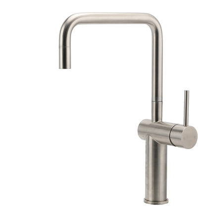 WELS 6L/m Kitchen Laundry 360º Swivel Sink Mixer Faucet Tap Spout Brushed Silver.
