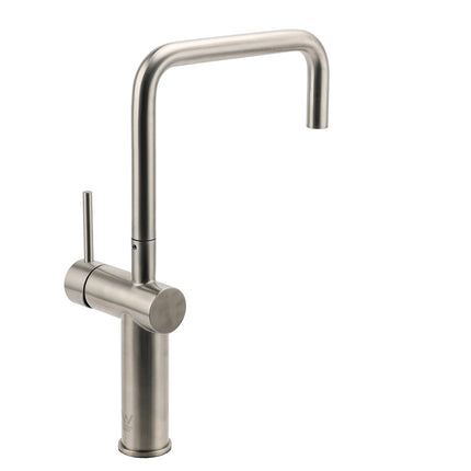 WELS 6L/m Kitchen Laundry 360º Swivel Sink Mixer Faucet Tap Spout Brushed Silver.