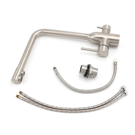 WELS 3 Function Kitchen Sink 360° Swivel Mixer Tap Clean Pure Drink Water Faucet.
