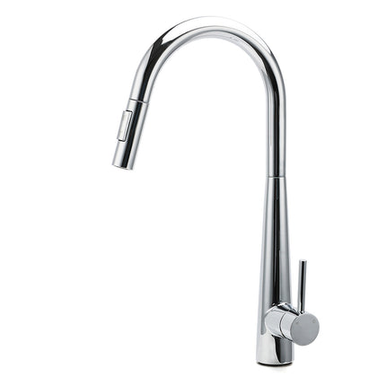 WELS Chrome 360 Swivel Pull Out Kitchen Tap Sink Mixer Faucet Spout 2 Way Outlet.