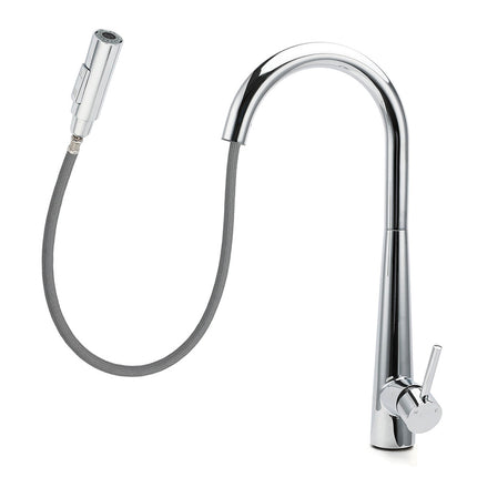 WELS Chrome 360 Swivel Pull Out Kitchen Tap Sink Mixer Faucet Spout 2 Way Outlet.