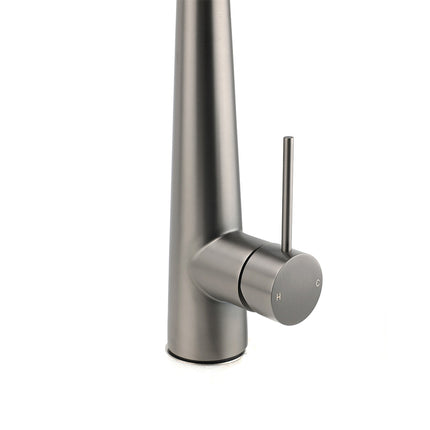 WELS Gun Metal Pull Out 2 Modes Spray Spout Kitchen Sink Tap Basin Faucet Mixer.