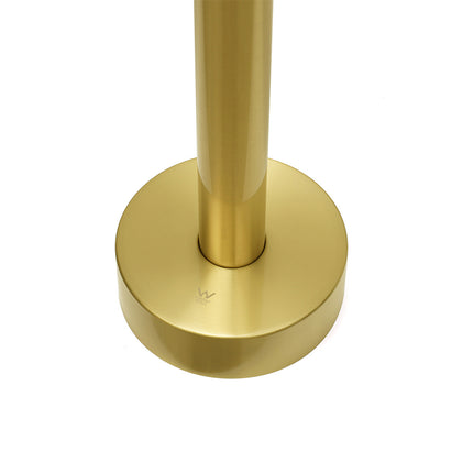 Brushed Gold Bath Tub Mixer Tap Free Standing Faucet Filler Spout Hot Cold Water.