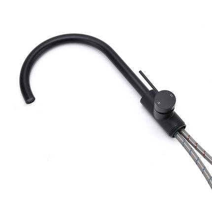 Matt Black Indoor Bathtub Filler Free Standing Mixer Faucet Tap Spout Watermark.
