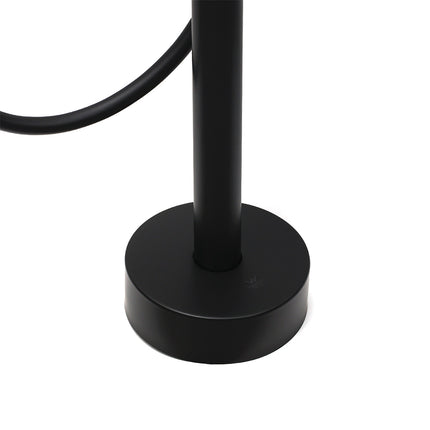 WELS Matt Black Bathtub Filler Free Standing Mixer Faucet Tap Spout HandHeld Set.
