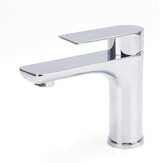 WELS Bathroom Vanity Kitchen Laundry Round Chrome Basin Mixer Sink Faucet Tap.