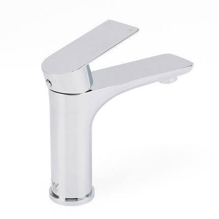 WELS Bathroom Vanity Kitchen Laundry Round Chrome Basin Mixer Sink Faucet Tap.