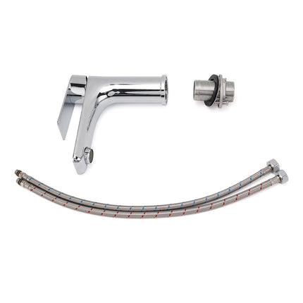 WELS Bathroom Vanity Kitchen Laundry Round Chrome Basin Mixer Sink Faucet Tap.
