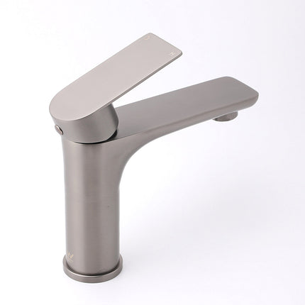 WELS Gun Metal 4.5L/min Kitchen Laundry Round Basin Mixer Vanity Sink Faucet Tap.