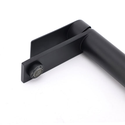 Matt Black Round Bathroom Basin Mixer Vanity Sink Faucet Spout Laundry Tap WELS.