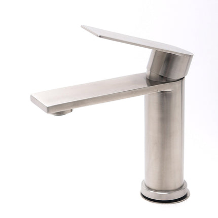 WELS Brushed Nickel Laundry Standard Basin Mixer Vanity Sink Faucet Spout Tap.