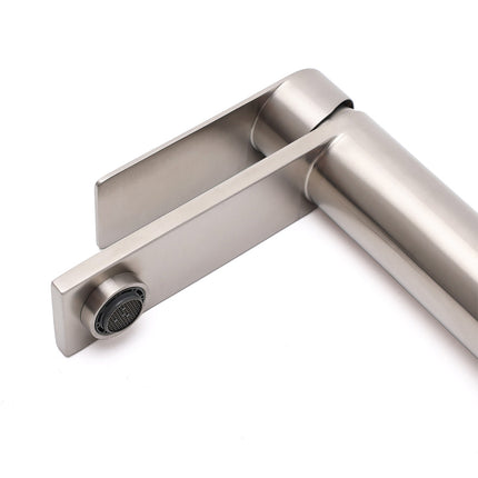 WELS Brushed Nickel Laundry Standard Basin Mixer Vanity Sink Faucet Spout Tap.