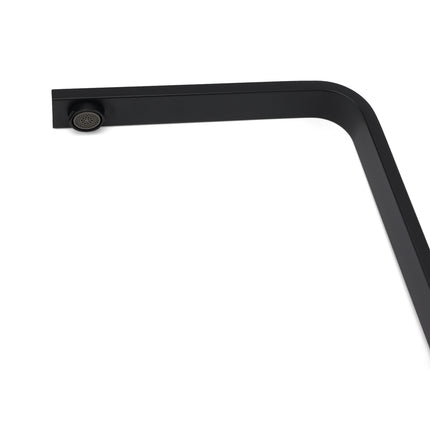 WELS Matte Black High Rise Gooseneck Kitchen Sink Laundry Mixer Faucet Tapware.