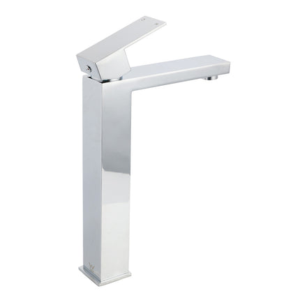 WELS 6L/m Square 310mm Tall Basin Vessel Mixer Faucet Tap Kitchen Laundry Chrome.