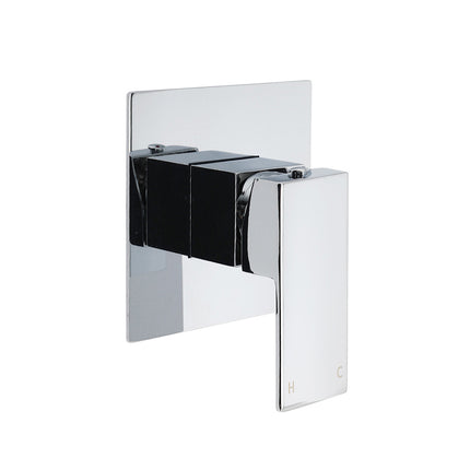 Sqaure Brass Chrome Concealed Bath Shower Mixer Tap For Shower Head Spout Outlet.