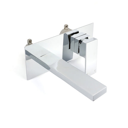 WELS 7.5L/min Basin Mixer Bathroom Vanity Brass Chrome Wall Mounted Spout Outlet.