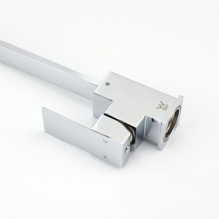 WELS Chrome Square Gooseneck Spout Swivel Laundry Sink Kitchen Mixer Faucet Tap.